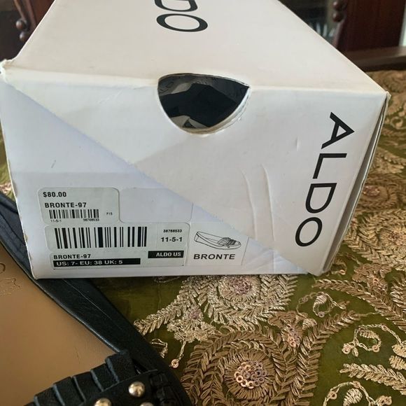 Aldo Black Studded Flats - Picture 11 of 11